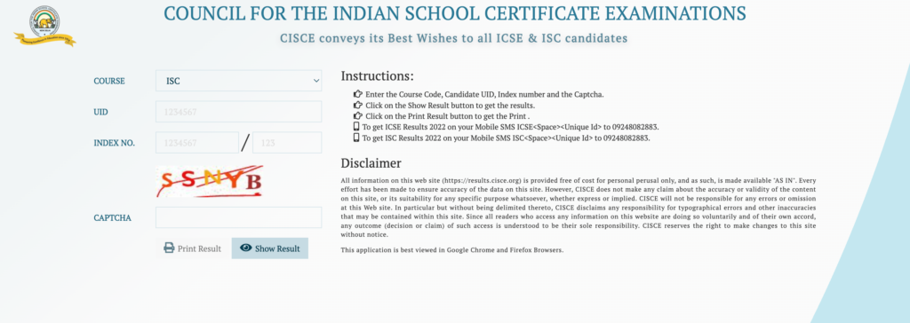CISCE ISC 12th Class Results 2023 Direct Link
