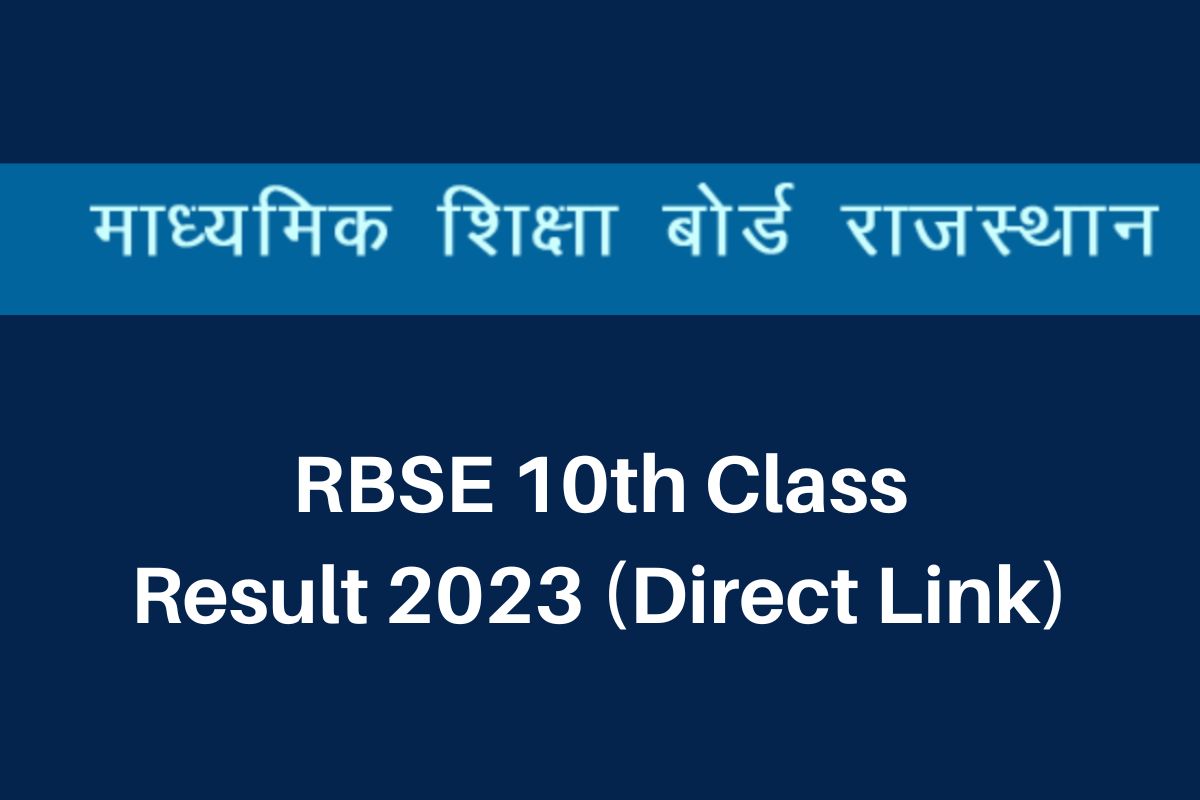RBSE 10th Result 2024, rajeduboard.rajasthan.gov.in Class 10 Marksheet