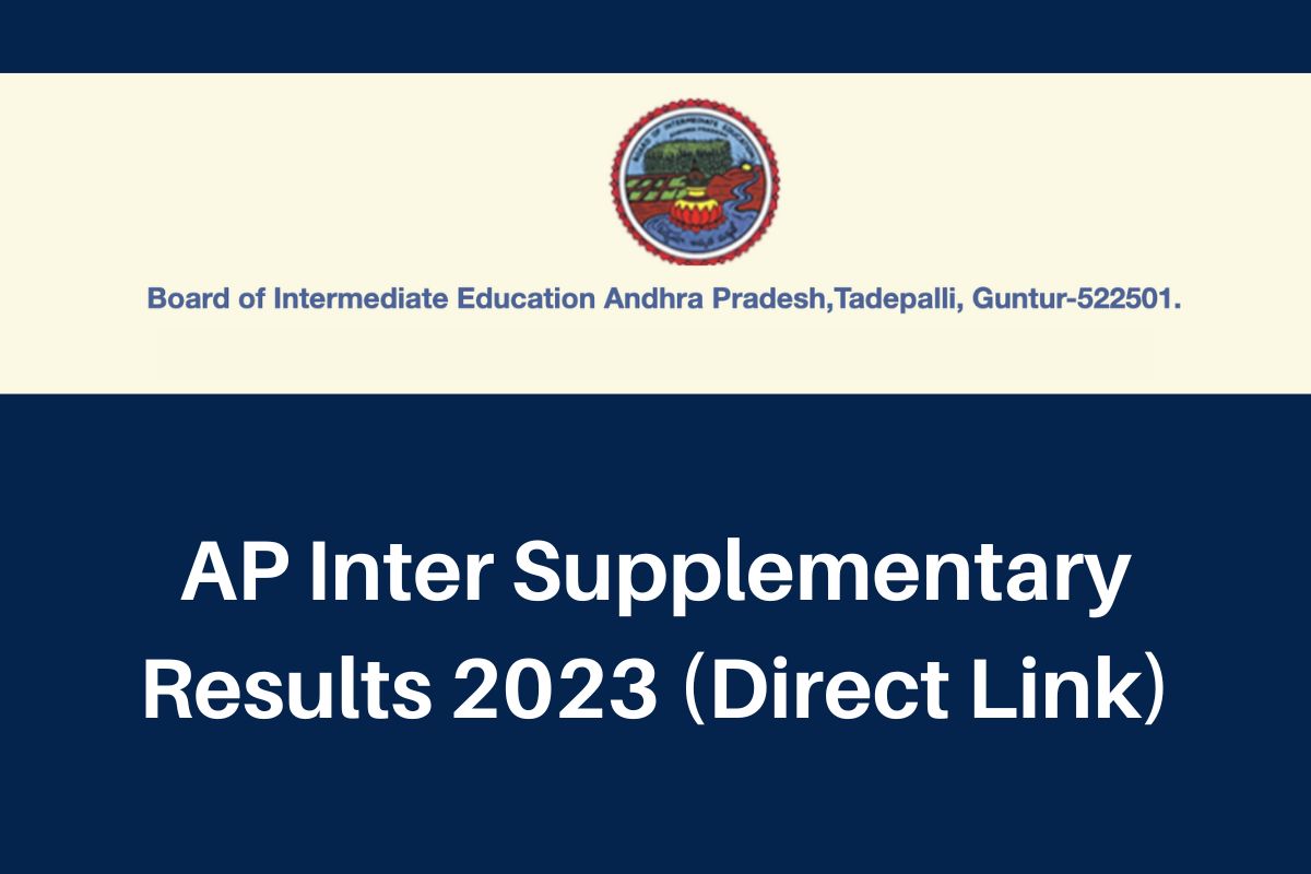 AP Inter Supplementary Results 2024, resultsbie.ap.gov.in 1st & 2nd