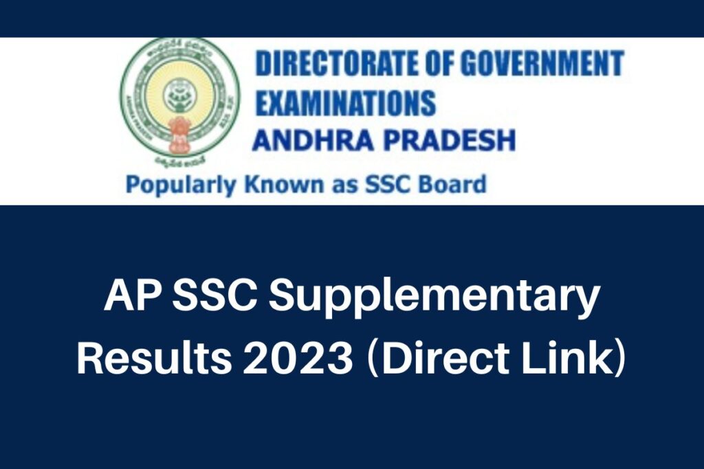 AP SSC Supplementary Result 2023, results.bse.ap.gov.in Manabadi Marks Memo Direct Link