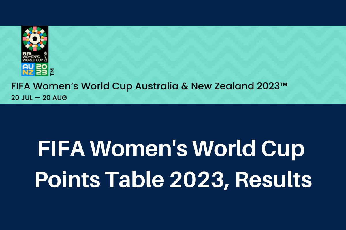FIFA Women's World Cup Points Table 2023 Results, Teams, Fixtures and