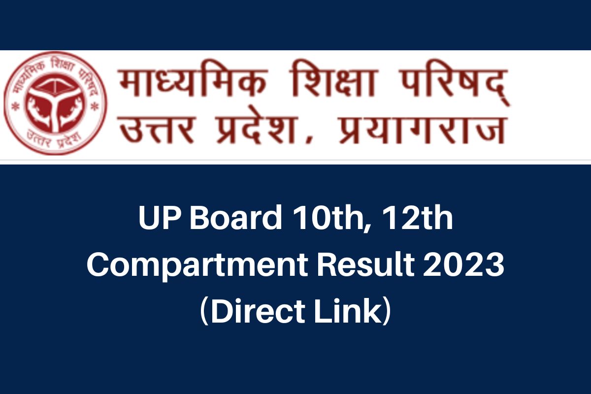 UP Board 10th, 12th Compartment Result 2024, upresults.nic.in Marksheet